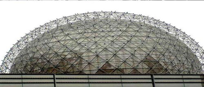 [球形网架结构]网架结构适合大跨度屋面